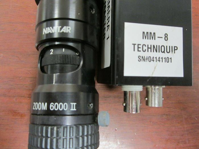 Used Navitar ZOOM 6000 II Fine Focus Imaging Lens 6232, 6010, 6015 + Techniquip MM-8