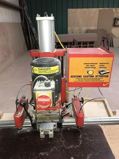 Used GANNER RED-BARRON 204 HINGE-SEAT BORING MACHINE