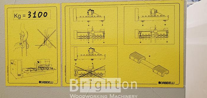 Used 2001 Morbidelli Author 500 S used Pod and Rail cnc machine