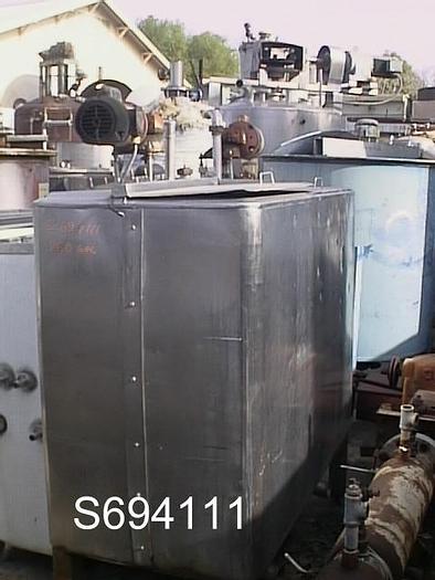 Used Tank, 280 Gallon, S/st, (2) 29" X 27" X 43", 1/2 HP Agits, #S694111
