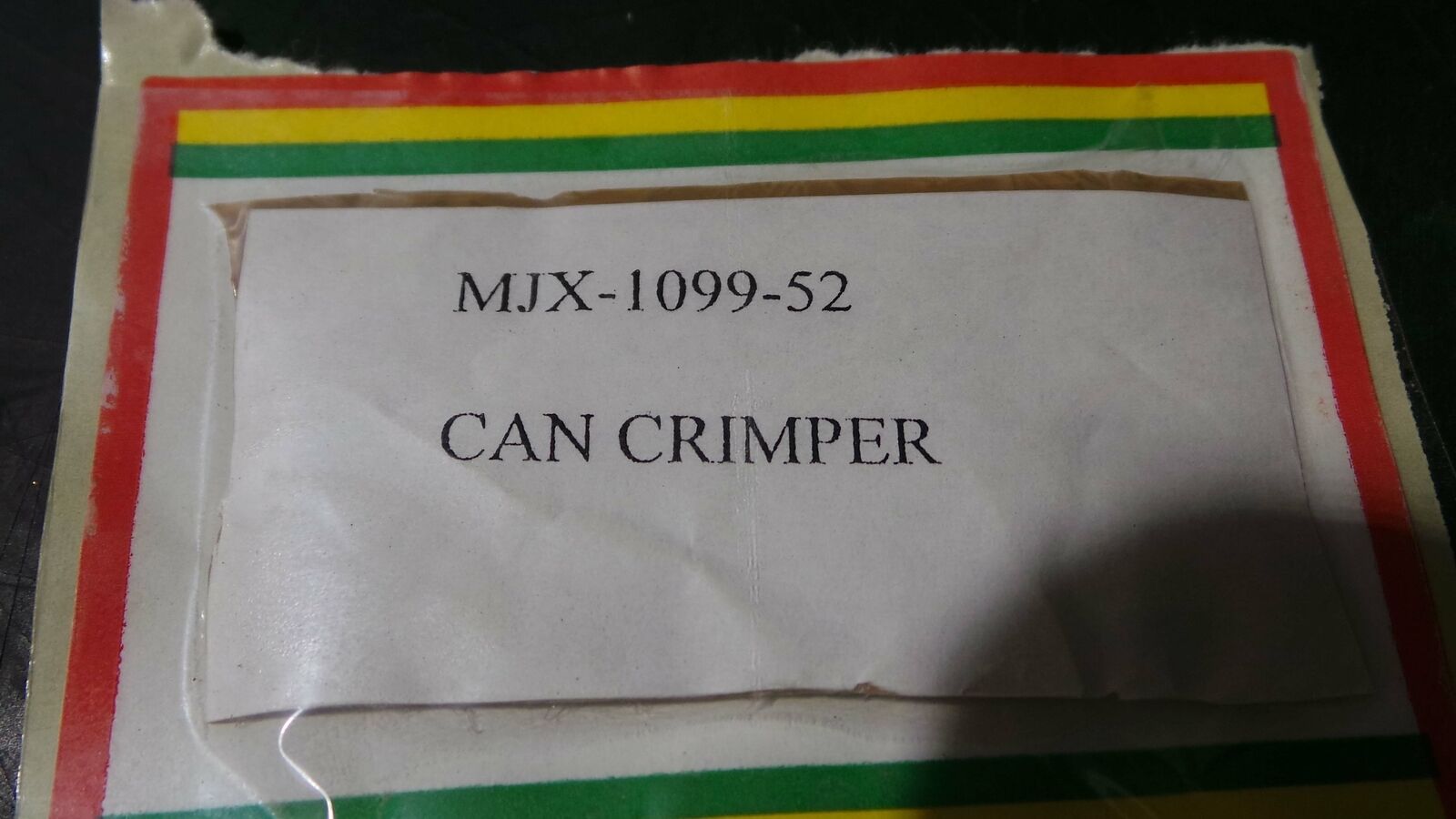 Used HP Indigo MJX-1099-52 Can Crimper, MJX-1099-52 / Ink Mixing System / With Cover MJX-1260-02and A-Key /