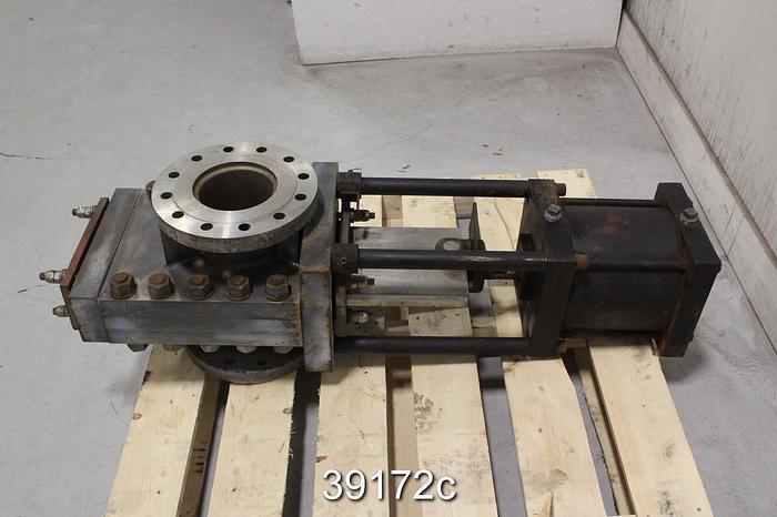 Used Schrader Bellows 6" Heavy Duty High Pressure Thru-Gate Valve #39172