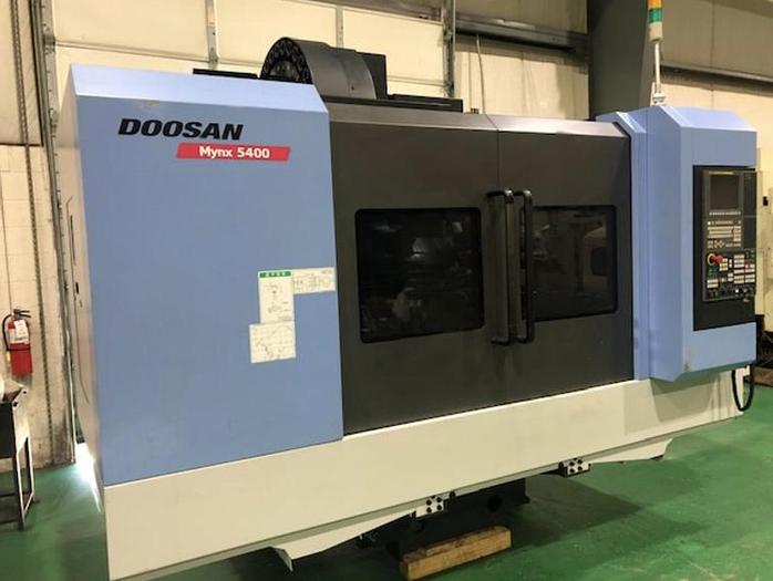 Used 2014 DOOSAN Mynx 5400 CNC Vertical Machining Center