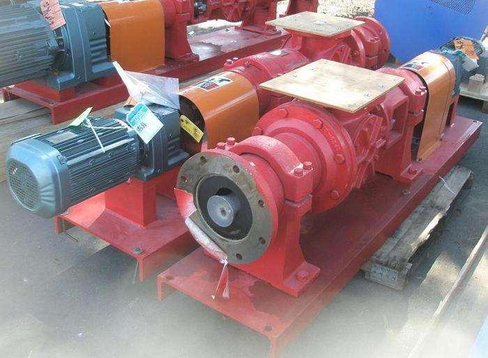 Unused Pump, Moyno, 10 HP, 8", C/st, Progressive Cavity, Roper, (2) #A743440