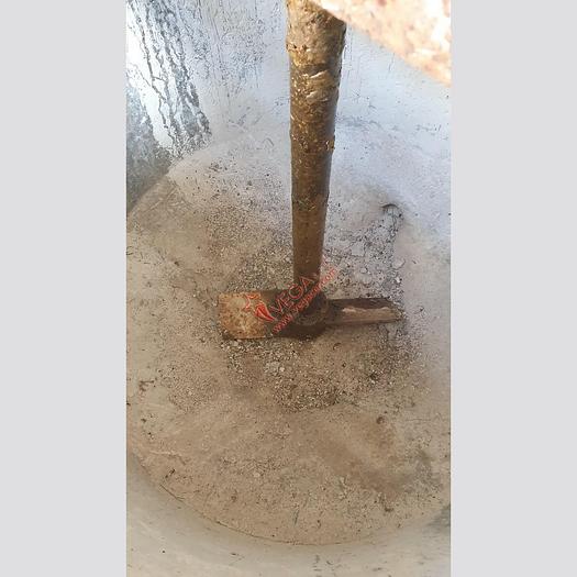 Used Mixer with round concrete tank