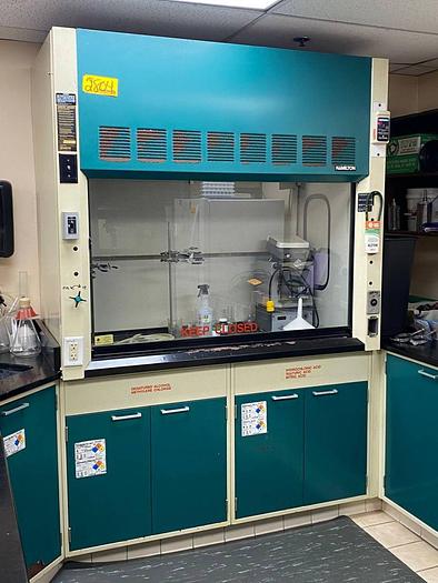 Used HAMILTON SAFE AIRE 31'' W X 61'' L X 55'' H FUME HOOD