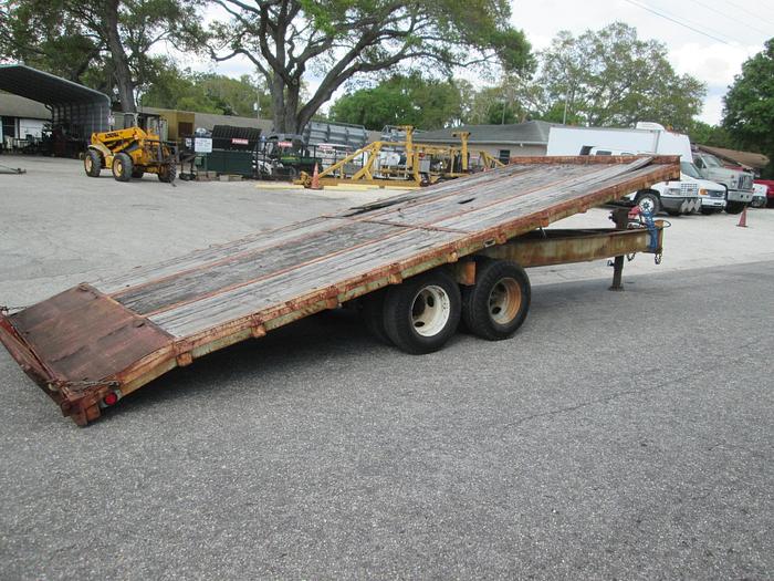 Used 1990 Crosley 22' 12 Ton Tilt Equipment Trailer