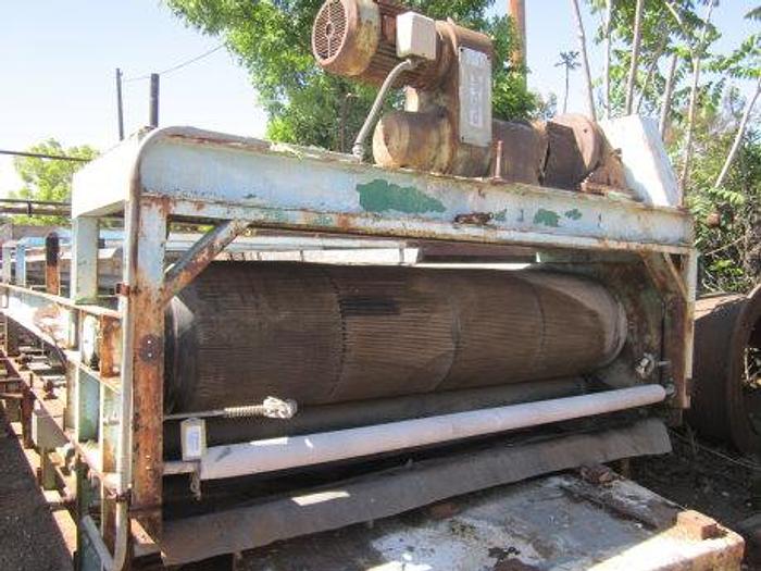 Used Filter, Belt, Vac, 8' X 24', 316 S/st, Eimco, 25 HP, #Z386602