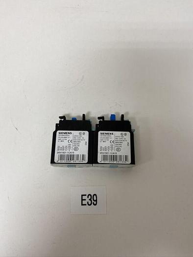 New Siemens 3RH1921-1CA10 Auxiliary Contact 10A Warranty Fast Shipping Lot Of 2