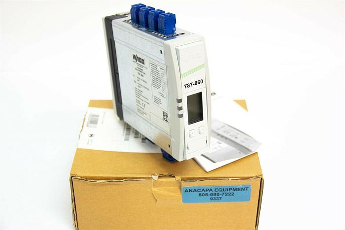 WAGO 787-860 Circuit Breaker 4-Channel Electronic Fuse 24Vdc, 24A. New (9337) K