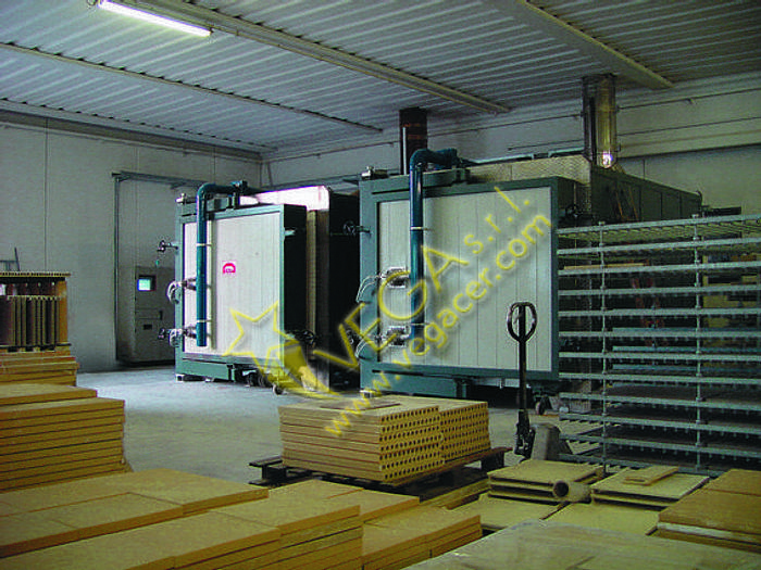 Used Gas turbo kiln  FICOLA  mod. F6/14 for High Temperature