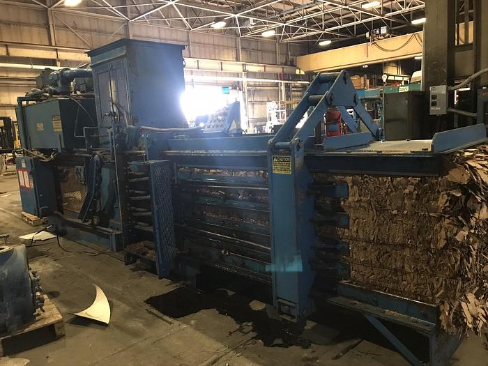 Used AMERICAN HORIZONTAL AUTO-TIE BALER MODEL 12847 60 HP