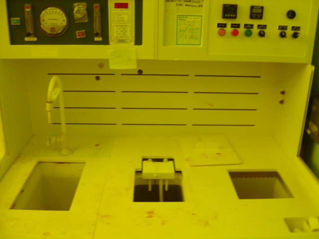 Used Dexon Plastic Developer Wet Bench