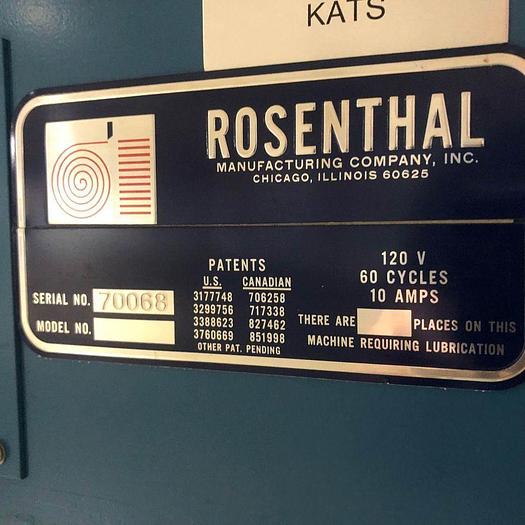Used 30" ROSENTHAL MODEL SM-30 SHEETMASTER SHEETER