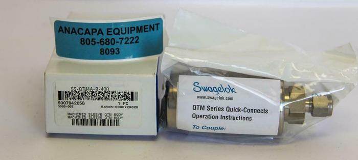 Swagelok SS-QTM4A-B-400, SS PTFE Sealed Quick Connect Body NEW (8093)W