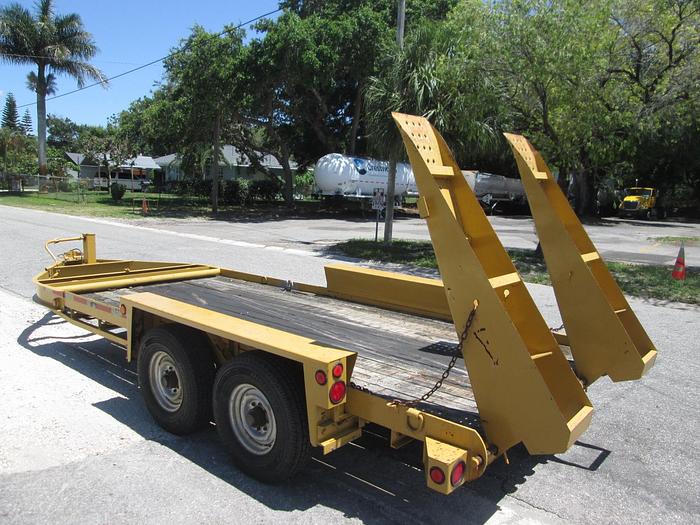 Used 2002 Belshe 7'x16' Equipment Trailer