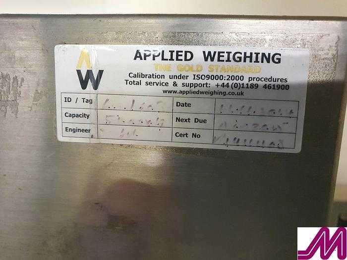 Used Applied Weighing Stainless Steel Portable Scales