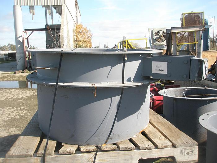 Used Valve, Butterfly, 36", C/st, Trivaco, (2) #C738103