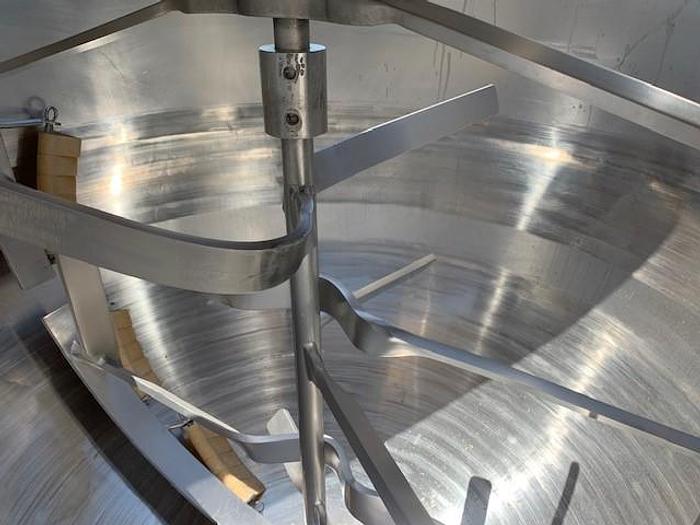Used Hamilton 300 Gallon Stainless-Steel Jacketed Double Motion Mix Kettle