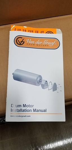 Van Der Graaf NEW Drum Motor Conveyor NS83195A-2, 2HP, 120FPM 0471600217