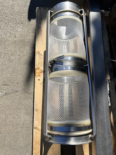 Used Screen, Rotary, 10" x 24", S/St, Kason, Centri-Sifter #S744838