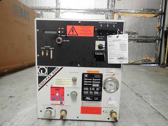 Used Leybold Type COOLPAK 6200 MD Compressor 840021
