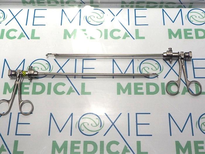 Used ACMI CYSTO SCOPE SET WITH CASE SCOPES AND STAINLESS M3-70A, M3-30A