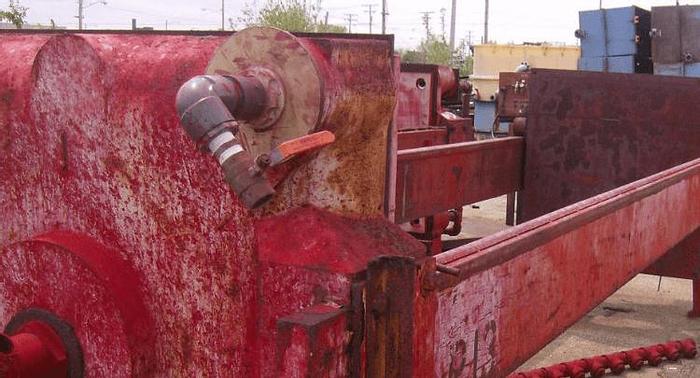 Used 65 CU. FT. FILTER PRESS – POLYPRO. – 1200 MM – AUTOMATIC CLOSURE