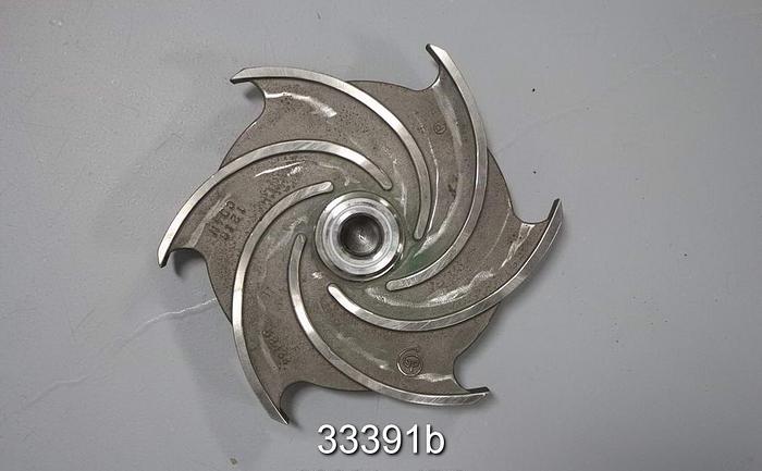 Unused Goulds 3196 3x4x10H Pump 10", 6 Vane Impeller #33391