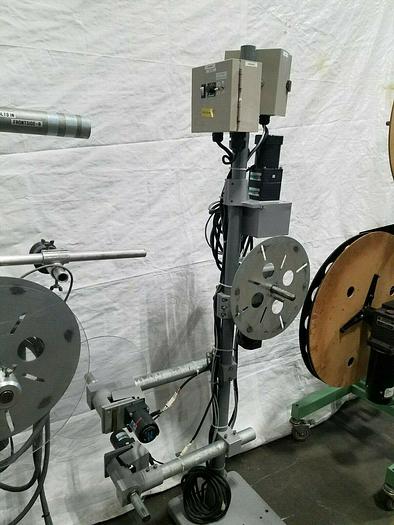 Used Multi Reel Motorized Coil Feed with Controller for Stamping Press Side Take up