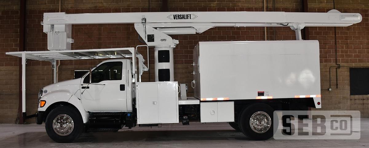 Used 2013 FORD F-750, 11' SOUTHCO FORESTRY BODY, VERSALIFT V0260REV-02