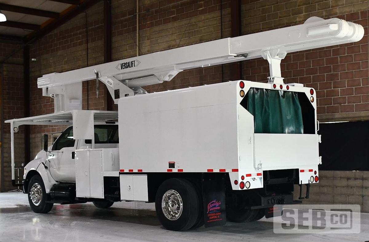 Used 2013 FORD F-750, 11' SOUTHCO FORESTRY BODY, VERSALIFT V0260REV-02