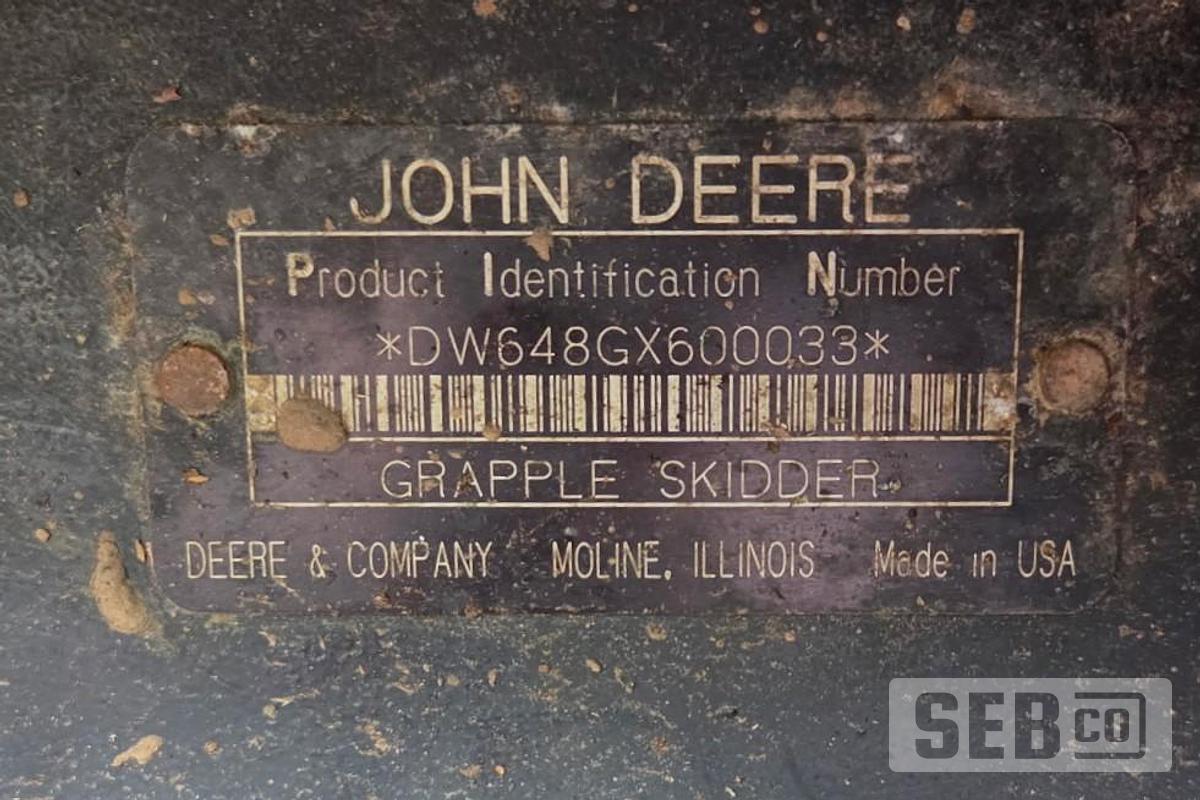 Used John Deere 648GIII 