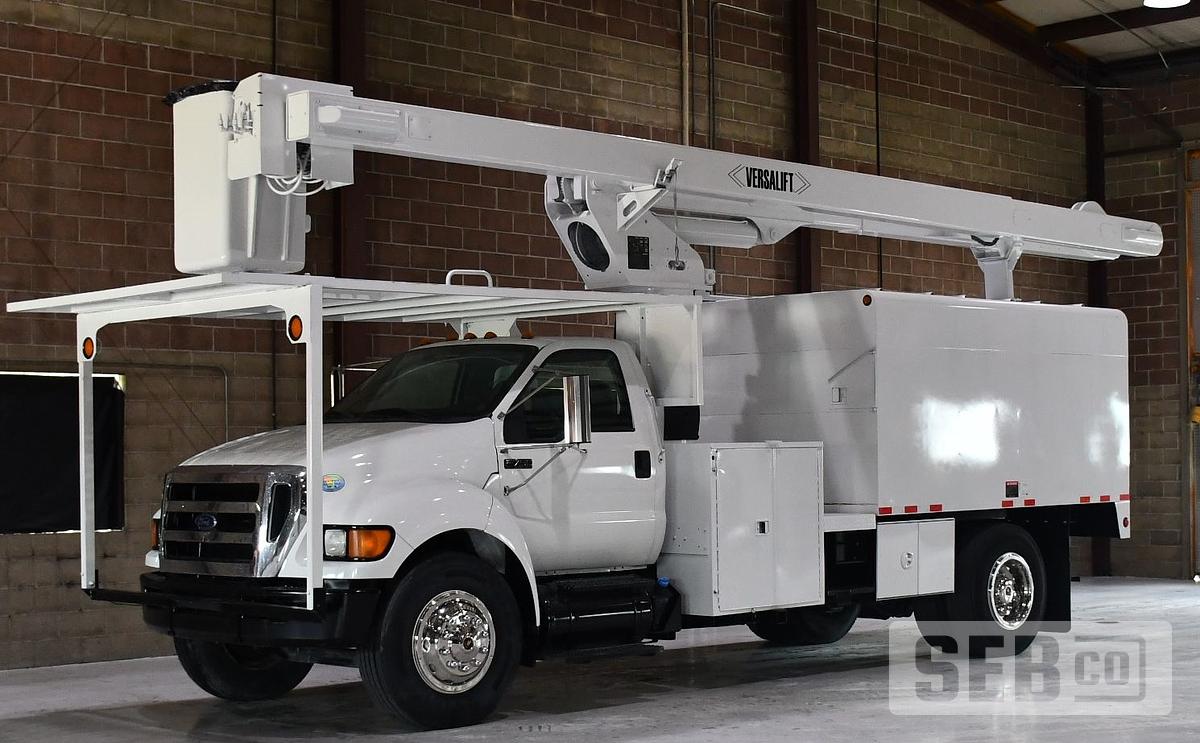 Used 2013 FORD F-750, 11' SOUTHCO FORESTRY BODY, VERSALIFT V0260REV-02 