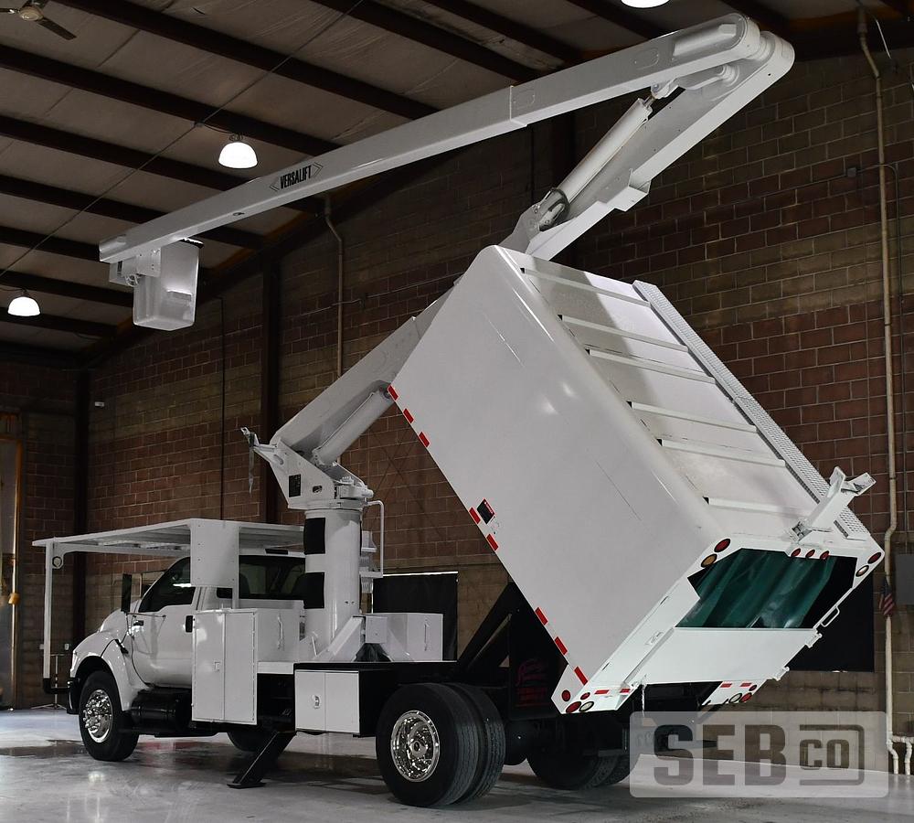 Used 2013 FORD F-750, 11' SOUTHCO FORESTRY BODY, VERSALIFT V0260REV-02