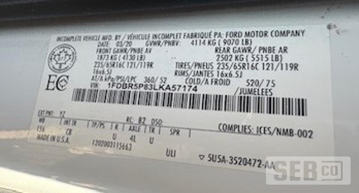 Used Ford Transit 14" Boite 2020