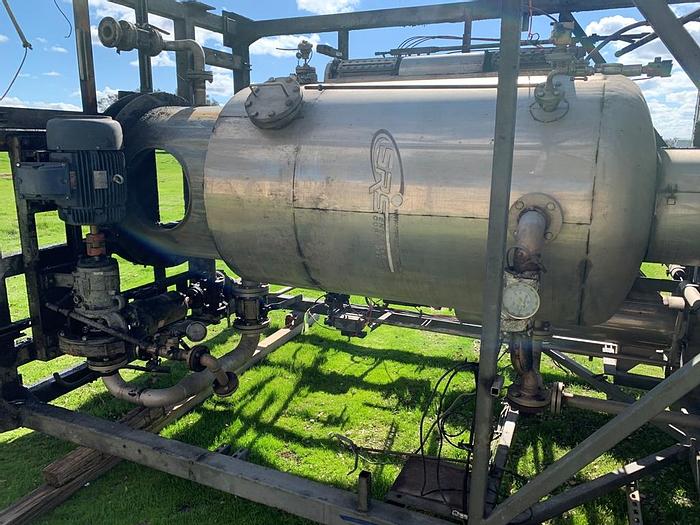 Used Column, 42" x 7' + 18" x 13', S/st, SRS Engineering, #S743631