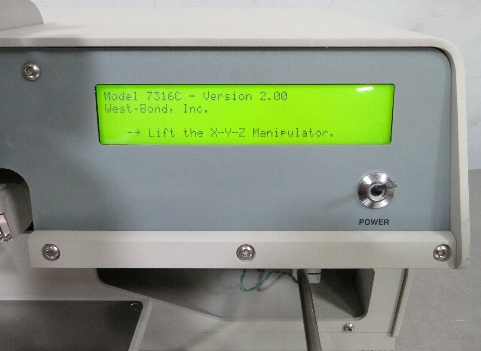 Used West-Bond 7316C Motorized Scrub Single Collet Eutectic Die Bonder