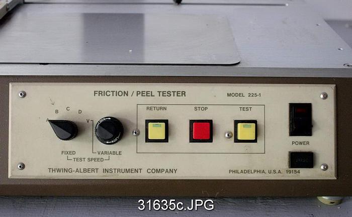 Used L & W 225-1 Friction/Peel Tester #31635