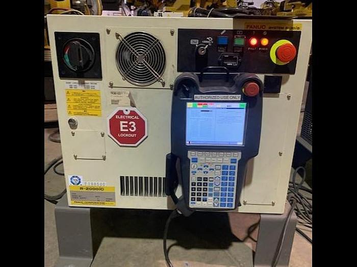 Used FANUC R2000iC/125L 6 AXIS CNC ROBOT WITH R30iB CONTROLLER, 125KG X 3,100 MM H REACH