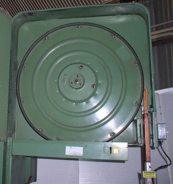 Used 36" Tannewitz Model G1NE Vertical Band Saw; S/N 80129