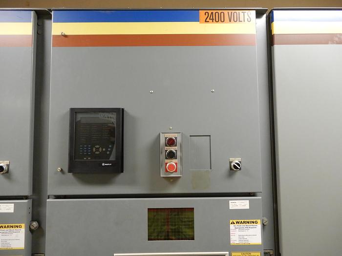 Used 2400V ROCKWELL AUTOMATION ALLEN BRADLEY MOTOR STARTER SECTION