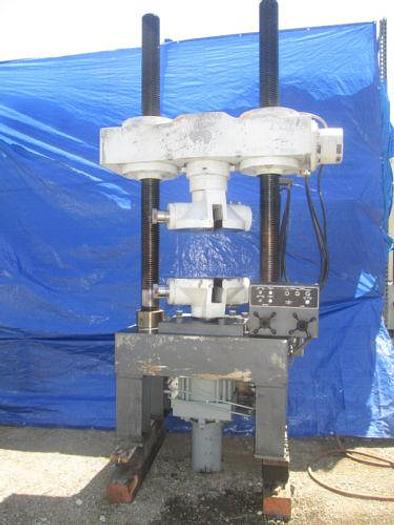 Used TINIUS OLSEN 200,000 LB. TENSILE / COMPRESSION TESTER WITH MICROMETER ADJUSTMENT