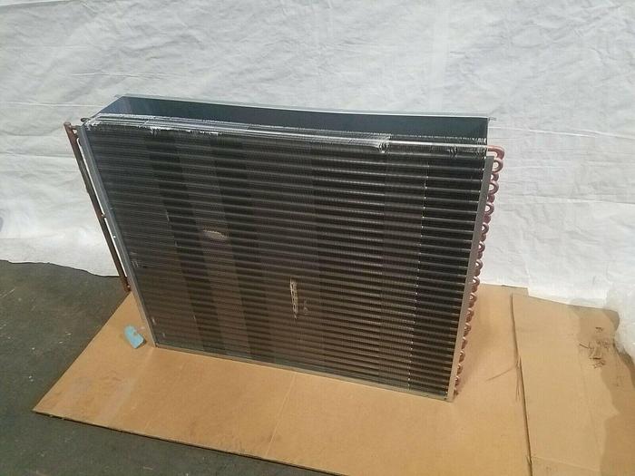 Used NEW Hot Water Reheat Duct Heater Heat Exchange with Duct Housing 24" High Output