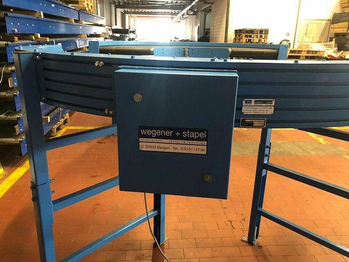 Gebraucht WEGENER + STAPEL FöRDER Gurtkurve Gurtbandkurve 180° Kurve AL 80 180°/600/500R