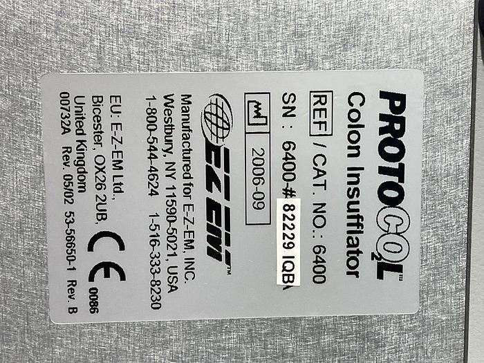 Used EZEM PROTOCO2L Colon Insufflator auf EZEM Trolley