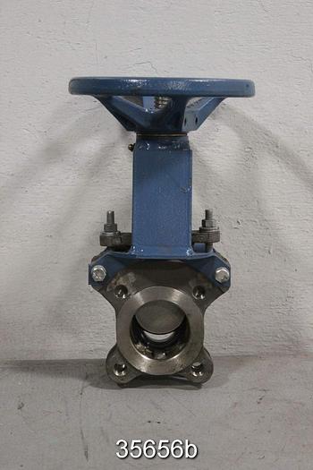 Unused Dezurik 9217429 2" Hand Operated Knife Gate Valve #35656