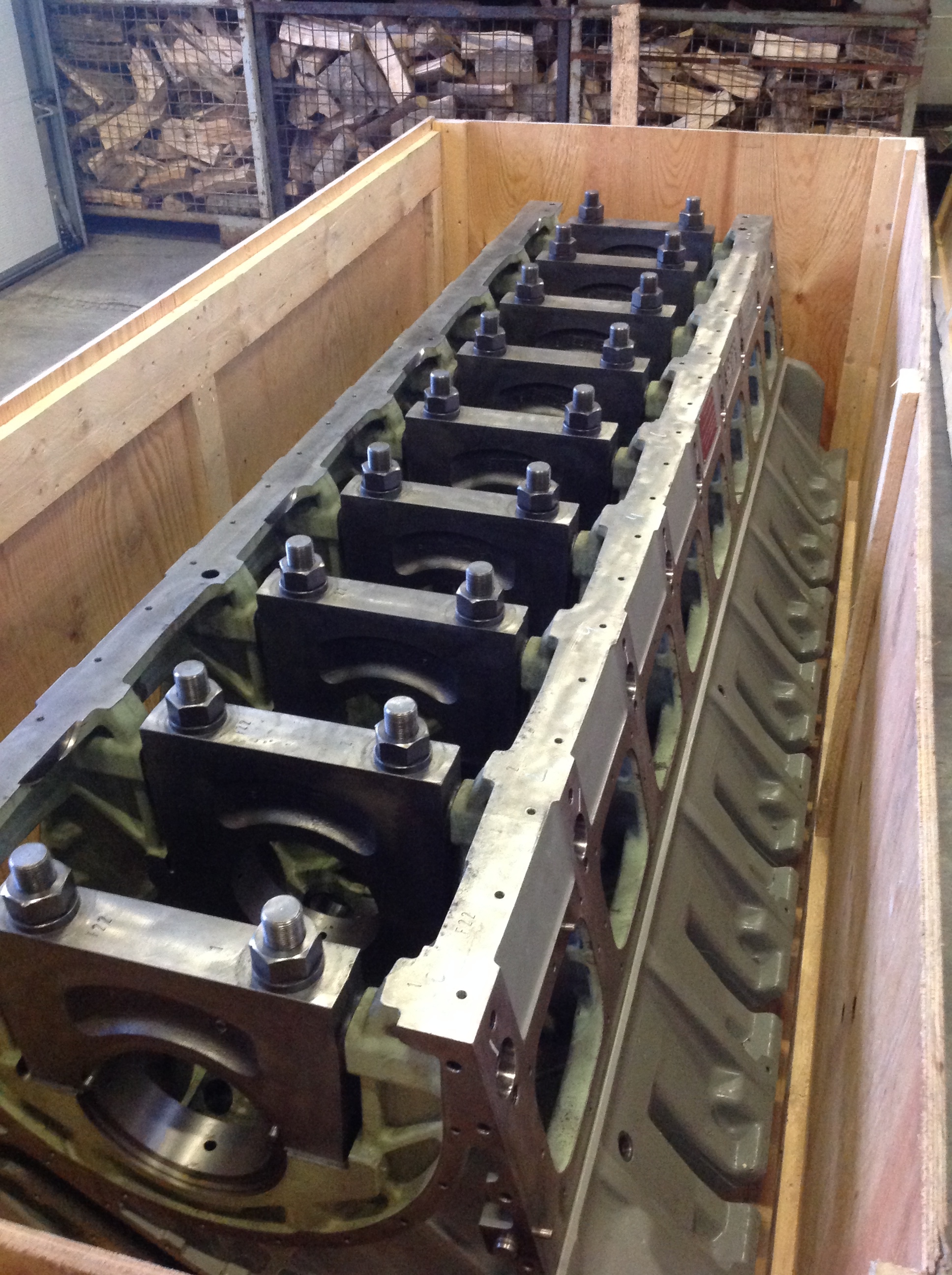 Used CYLINDER BLOCK DEUTZ TBD 620V16 / TBG 620-V16K