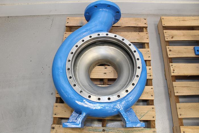 Used Goulds 3196 6x8x15 Pump, Stainless Steel Casing #43745