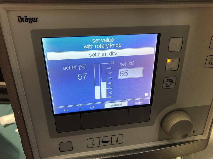 Used Dräger Caleo Babyinkubator, Software Version 2.11